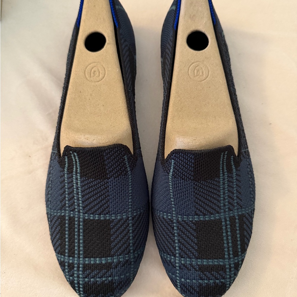 NEW Women’s Rothy's | Navy Plaid Loafers | Size 10